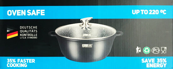 Hakal Line soeppan en braadpan voor inductie – glazen deksel, Ø 20-44 cm – foto 9