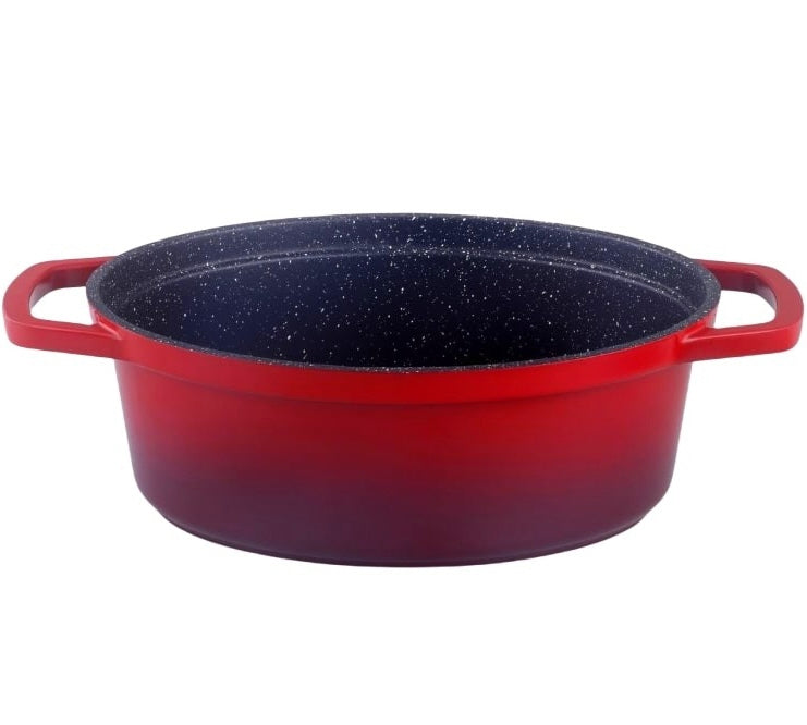 Cocotte ovale – Cocotte Ø 26 cm Ronde Rouge Flammée