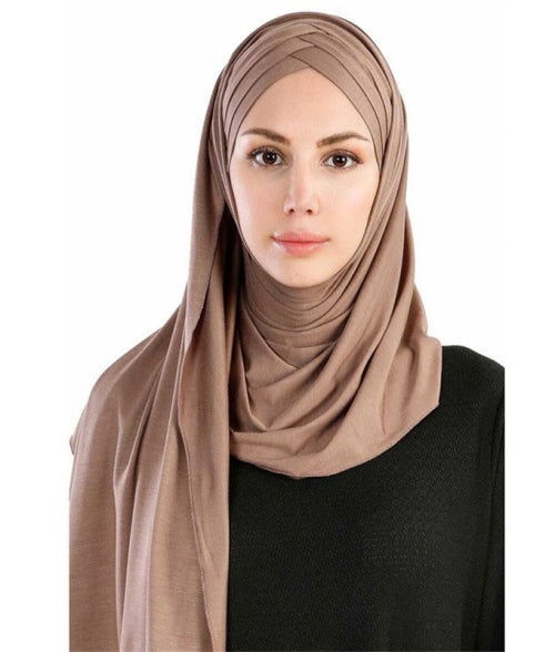 Jersey dreilagiger Hijab