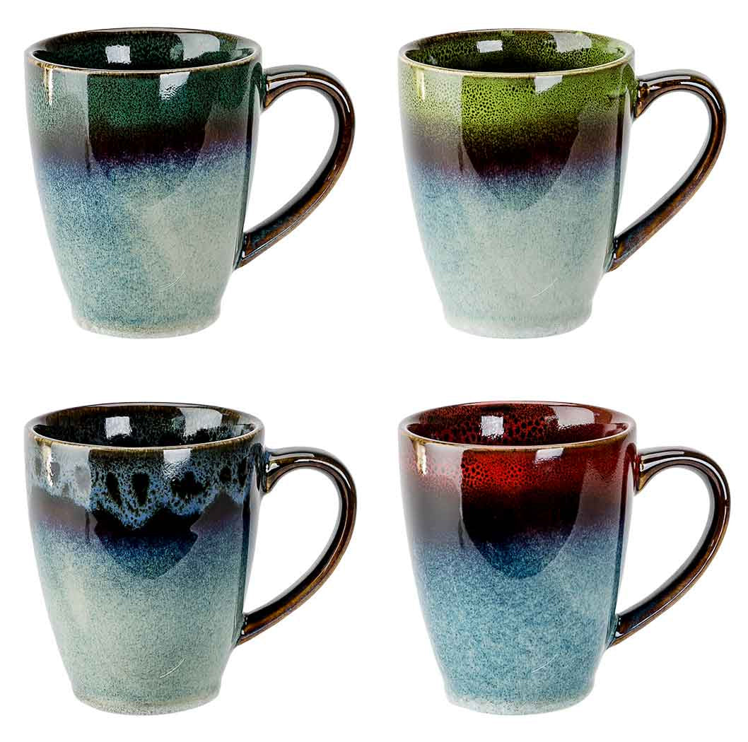 Cosy & Trendy Jamiro beker 29 cl – set van 4, Ø 8 x 10 cm