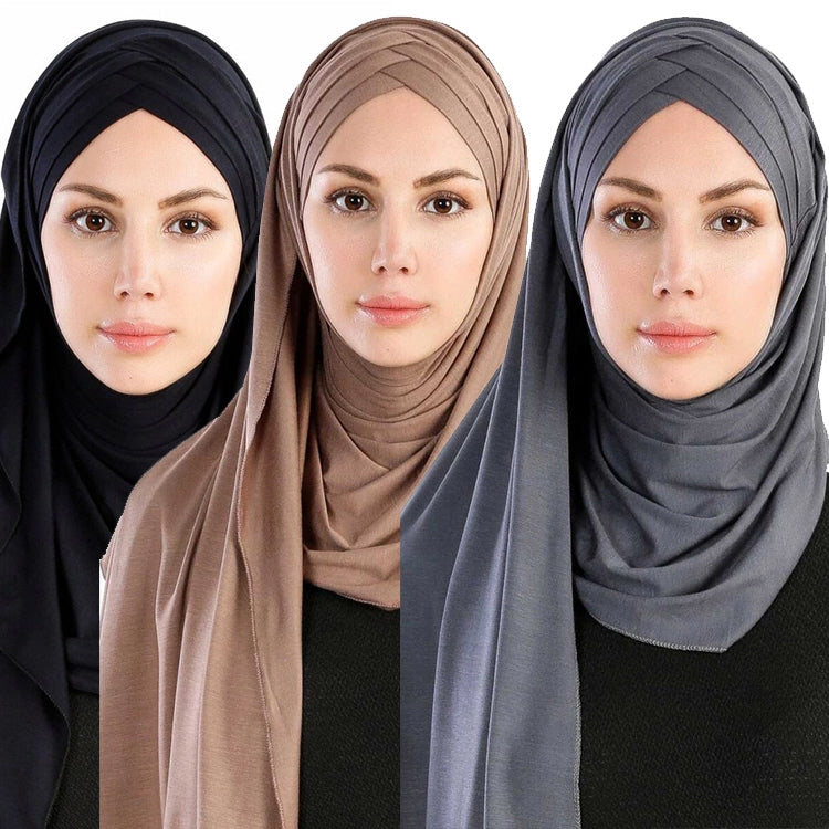 Jersey dreilagiger Hijab