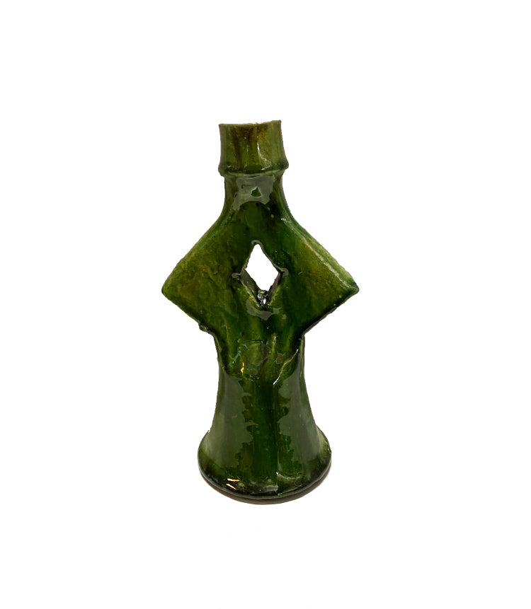 Tamegroute Pottery Candlestick 18 cm