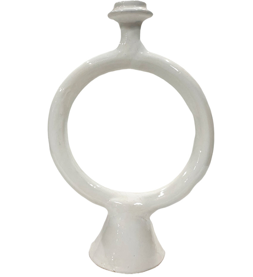 Marokkaanse kandelaar ring in tadelakt – handgemaakt, 30 cm hoog – foto 2