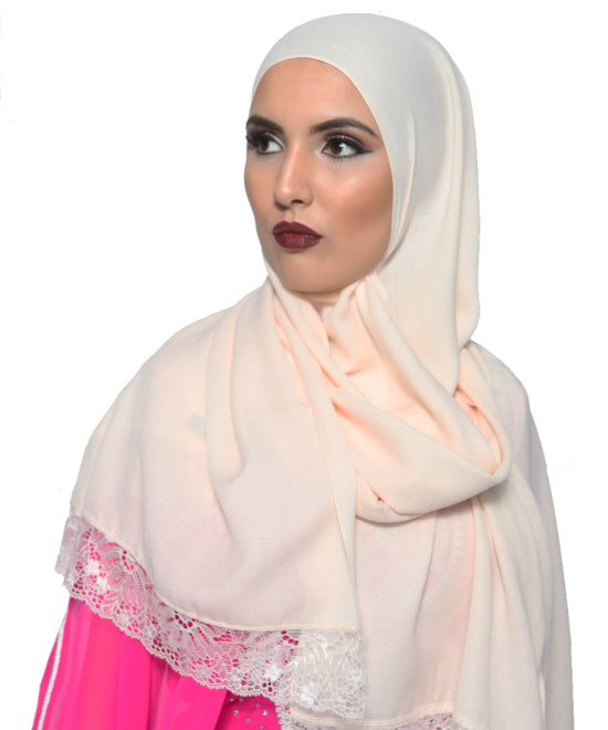 Pashmina lace scarf