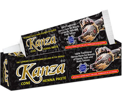 Kanza henna tube paste black