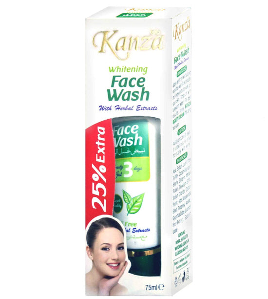 Kanza whitening face cream with herbal extracts