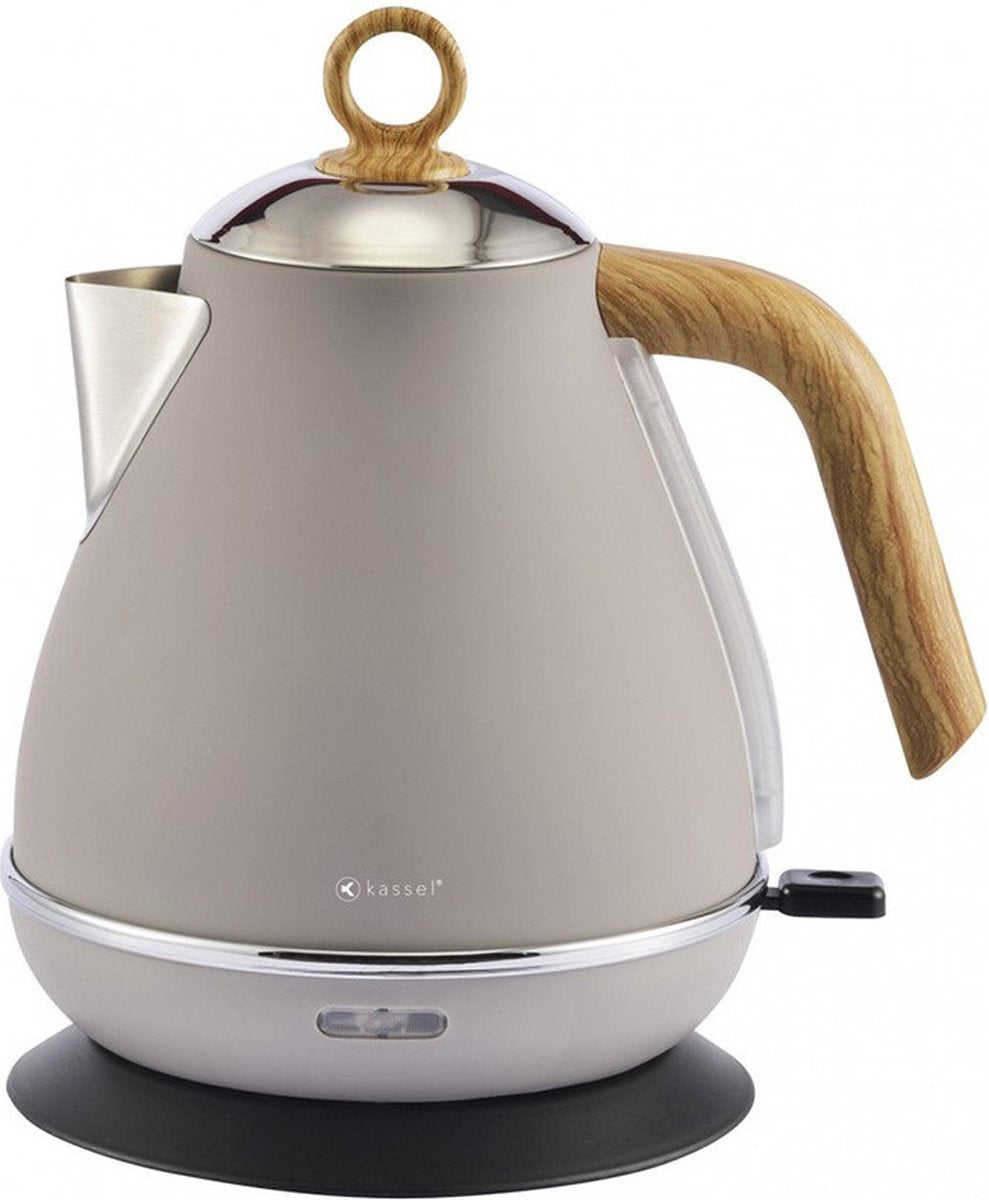 Kassel Retro Wasserkocher - 1,7L - Edelstahl