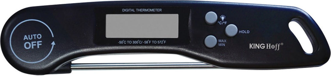 Kinghoff digitale keukenthermometer zwart – vleesthermometer met magneet – foto 2