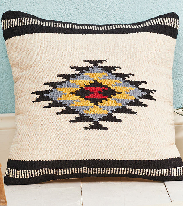Gewebter Kissenbezug Aztec 50 x 50 cm