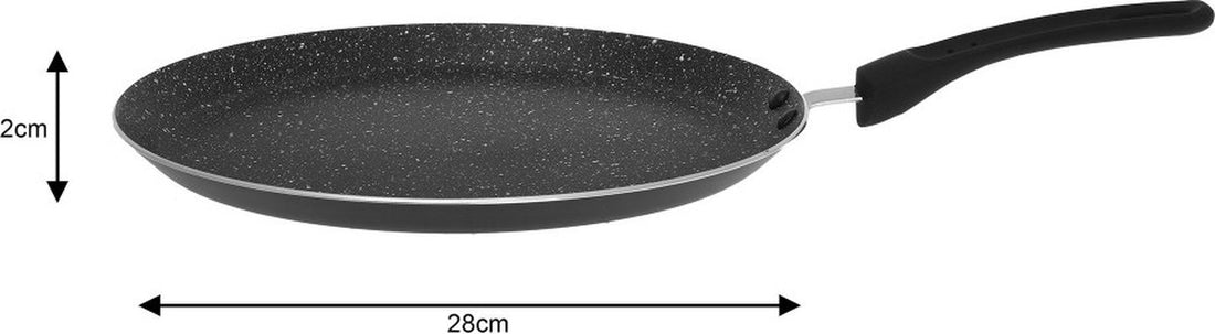 Kinghoff keramische pannenkoekenpan Ø 28 cm – ook voor inductie, zwart – foto 4