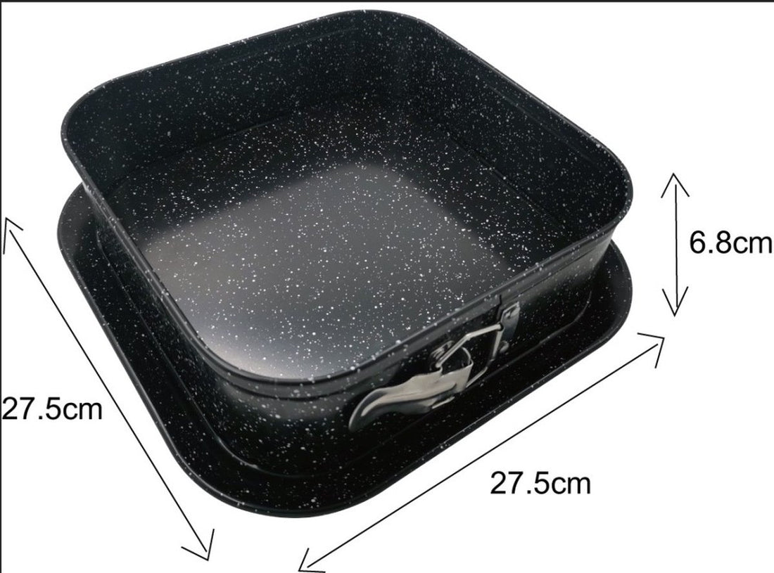 Kinghoff - Backform - Springform - Quadratisch - 27,5 x 27,5 cm