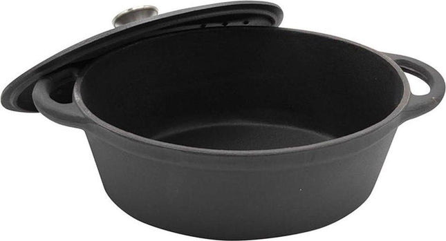 Kinghoff Braadpan - 6, 2L - Gietijzeren - alle warmtebronnen