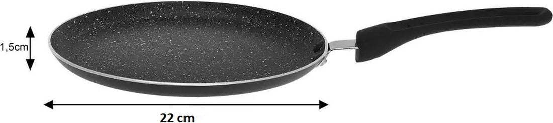 Kinghoff 1127 - Small pancake pan - Ø22 cm - Also for induction