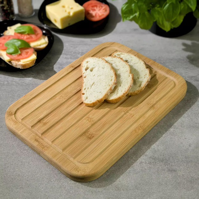 Kinghoff - planche à découper - bambou - 33 x 23 x 1,9 cm