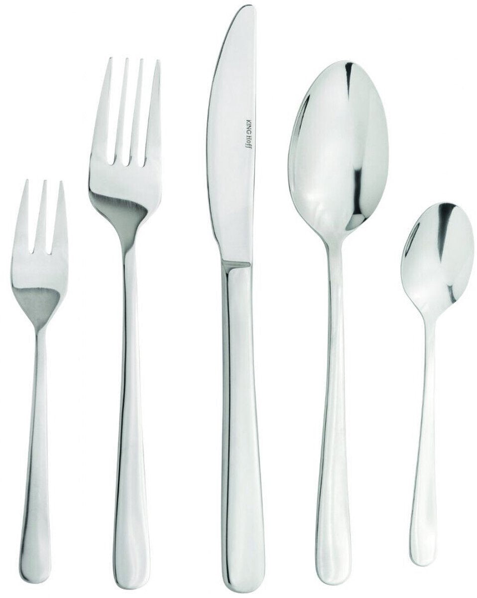 KINGHOFF 3508 - luxe bestekset koffer - 72 delig - 12 persoons - Modern bestek