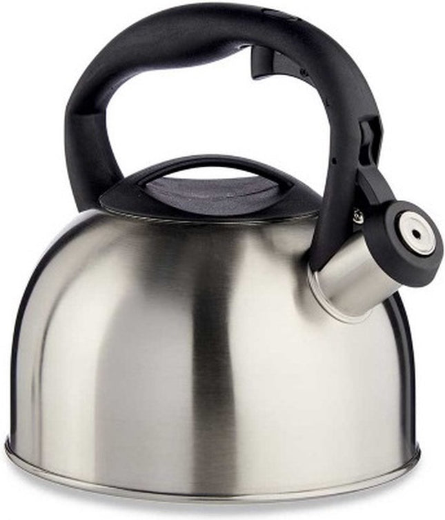 Kinghoff fluitketel 2 liter van RVS – voor alle warmtebronnen, ook inductie