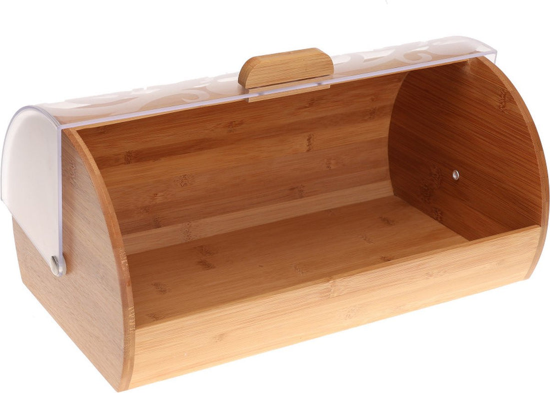 Kinghoff - Bread bin - Bamboo / Acrylic - 12 litres
