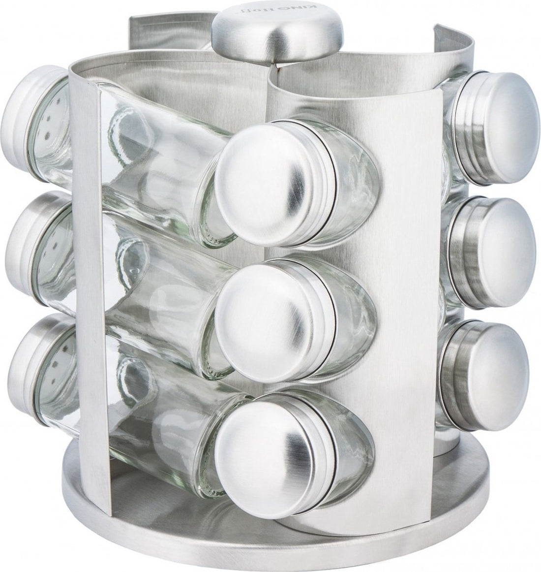 Kinghoff 4005 spice rack - stainless steel - 13-piece