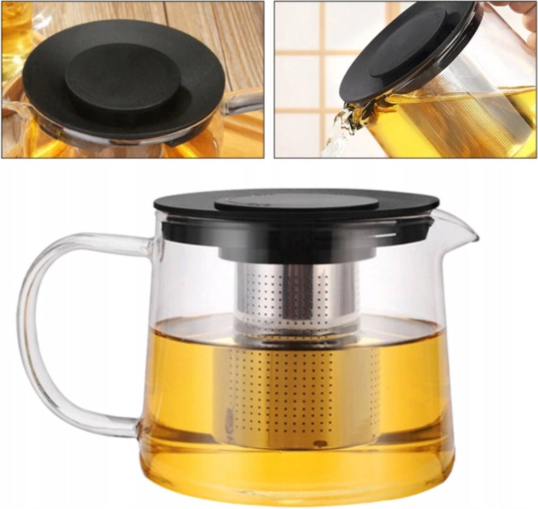 Kinghoff - Teapot - infuser - make your own herbal tea - 1 liter