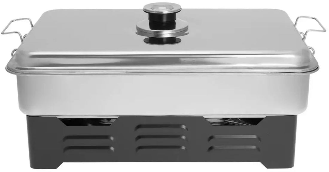 Balkonräucherofen mit Thermometer - Edelstahl, kompakt und tragbar - Ideal für Fisch, Hähnchen und Fleisch - Barbecue Räucherofen - BBQ Smoker
