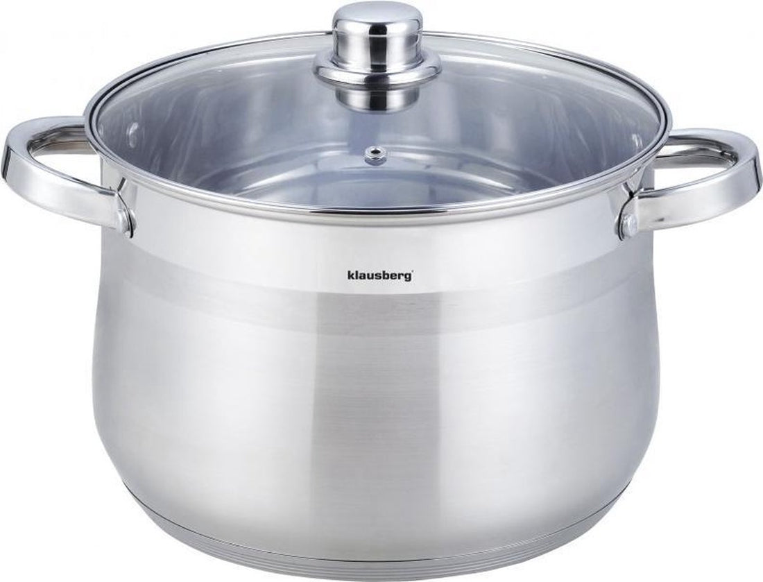 Klausberg soeppan met deksel RVS – 18,7 of 22,4 liter, ook voor inductie – foto 3