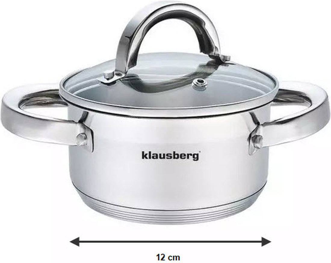 Klausberg cooking pot with lid - 0.5L - Ø12 cm