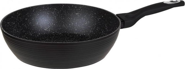 Klausberg 7244 cookware set – 12-piece – Marble / Ceramic - Forged Aluminum – All heat sources - Black