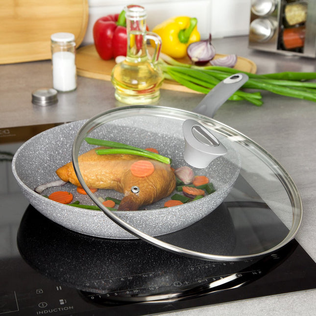 Klausberg koekenpan met deksel – marmercoating, Ø 24 of 28 cm, ook inductie – foto 2