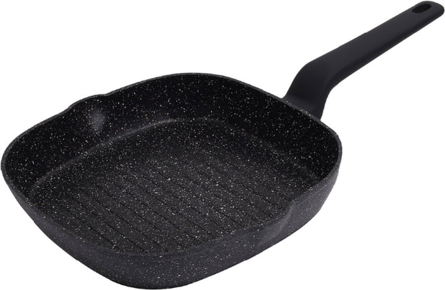 Klausberg 7661 - Bratpfanne aus schwarzem Marmor - 24 cm