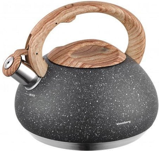 Klausberg KB-7280 Wasserkocher - 2,7L - Edelstahl - alle Herdarten