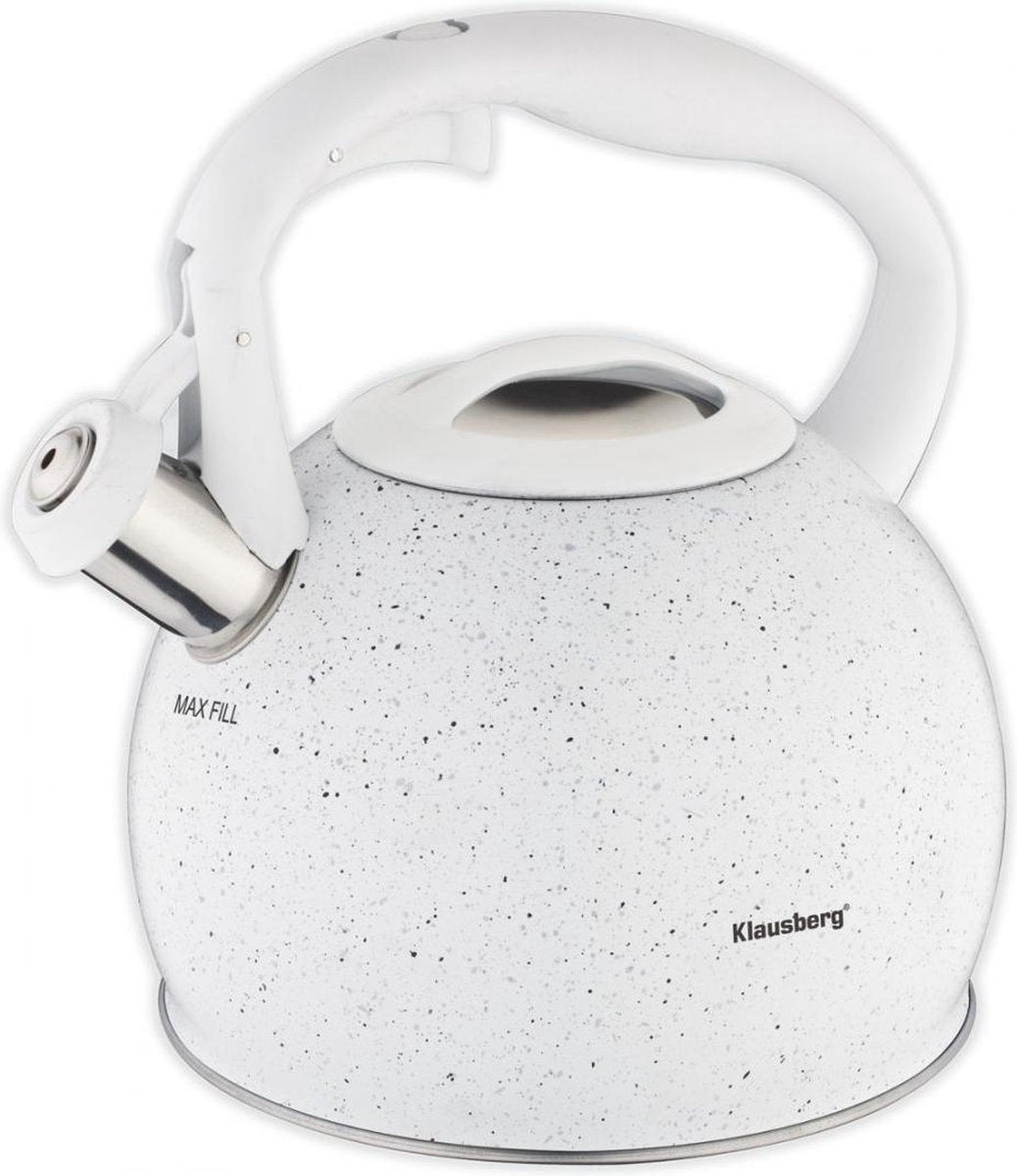 Klausberg KB-7319 Flötenkessel - 2L - Edelstahl - alle Wärmequellen