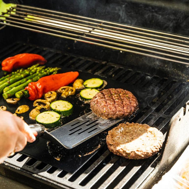 Klausberg KB-7897 Grill Spatula - 36 cm Stainless Steel Spatula with Plastic Handle for Barbecue - Suitable for all BBQs - including Kamado / Weber