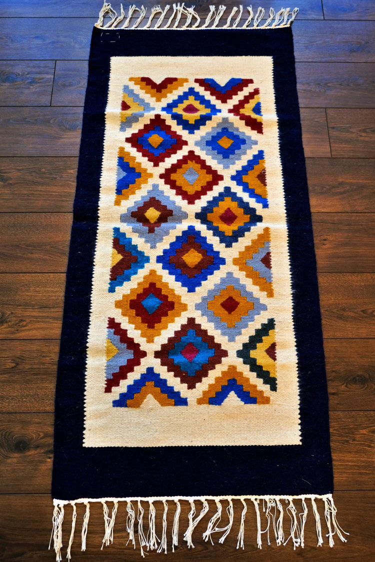 Handgeweven kelim vloerkleed van Egyptische wol – Senon, 70 x 150 cm – foto 2