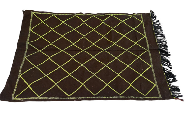 Marokkanischer Flachgewebe Kelim Teppich 145 x 95 cm