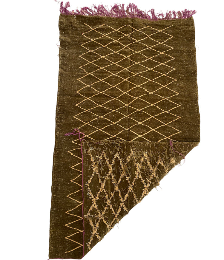 Flachgewebter Kelim-Teppich 165 x 95 cm