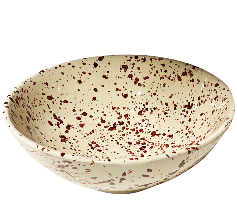 Speckled handmade bowl
