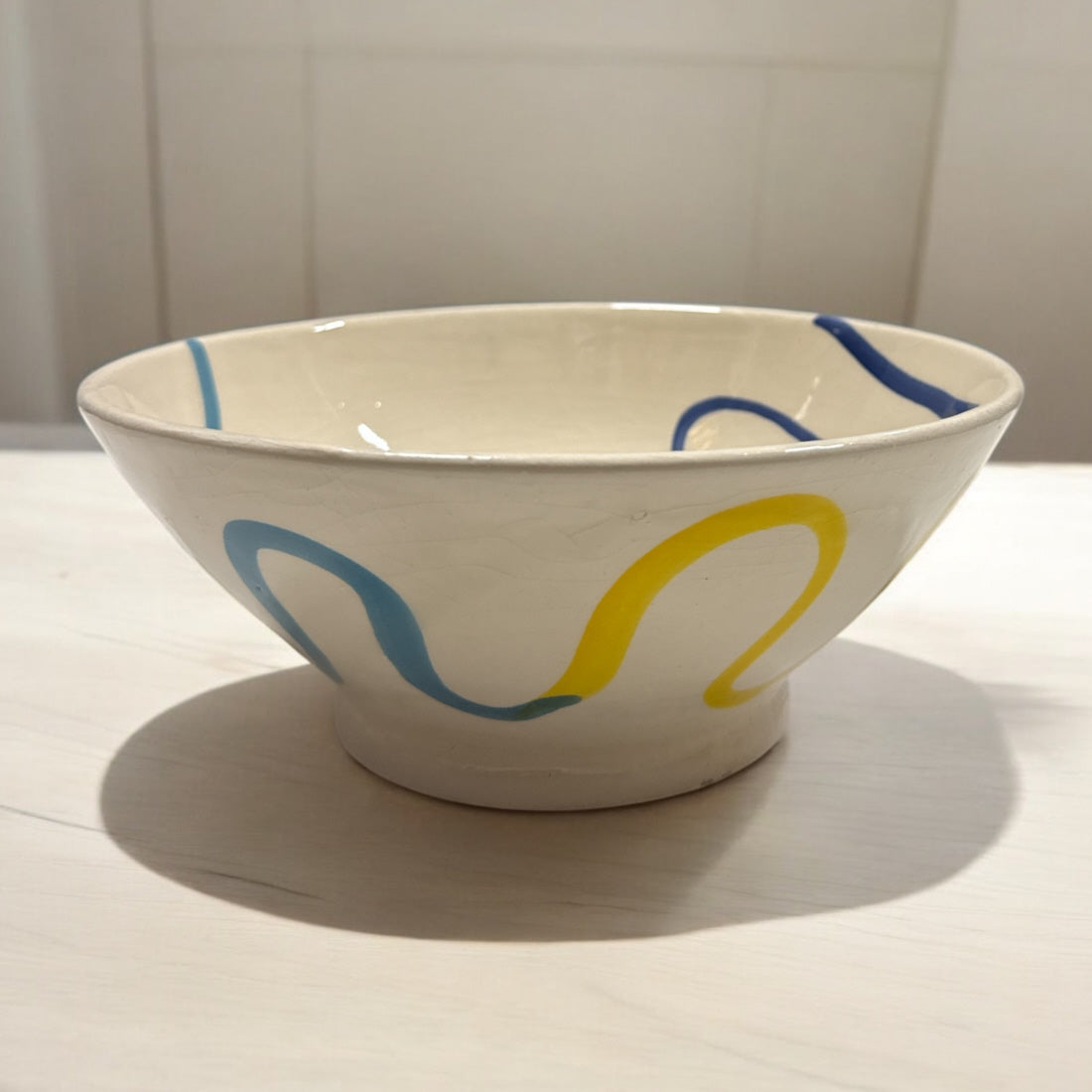 Handbemalte marokkanische Schale - 20 cm - lebendige Farben