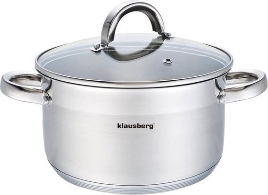 Klausberg - kookpan met deksel - 7, 0L - Ø26 cm