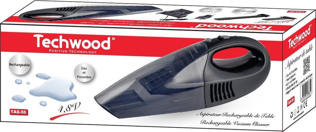 Techwood - Rechargeable Handheld Vacuum - Wet & Dry