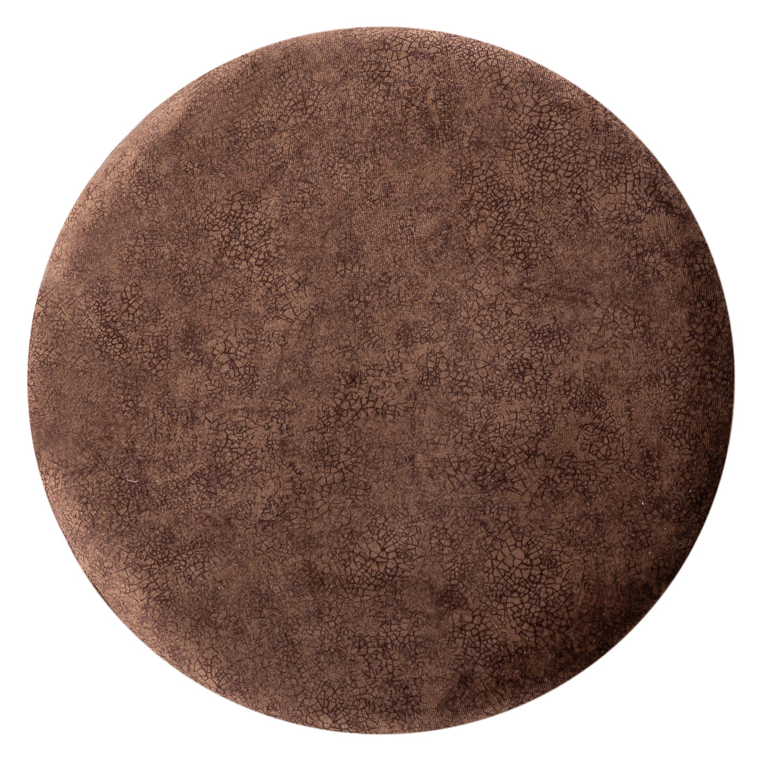 Hocker Wildleder-Optik Pouf Ø 35 H 37 cm