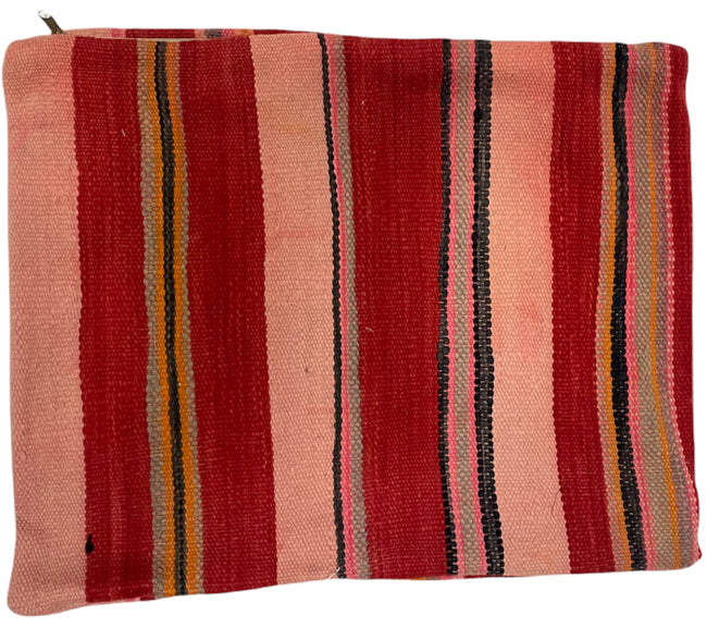 Vintage kelim kussenhoes van wol – van een Marokkaans berberkleed, 54 x 42 cm