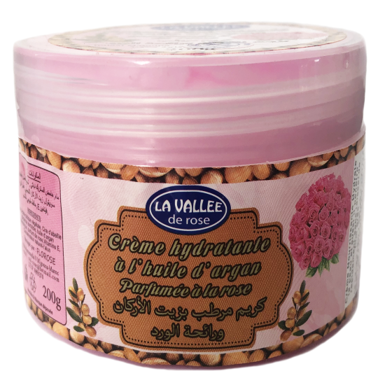 Feuchtigkeitscreme mit Argan- und Rosenöl