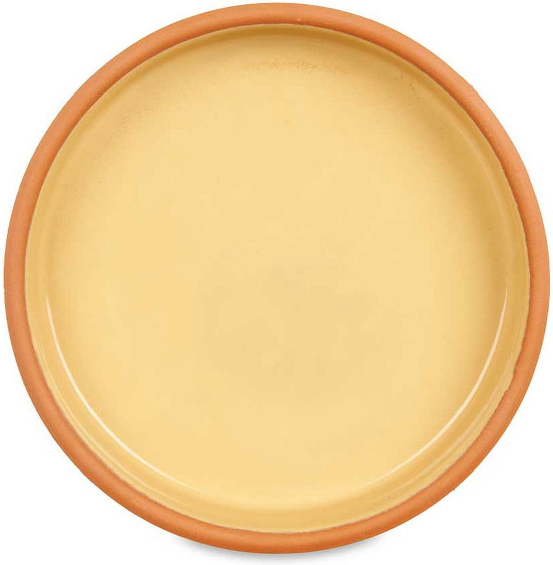 La Dehesa - Plat à tapas - plat de service pour four en terre cuite - jaune 23 x 4 cm