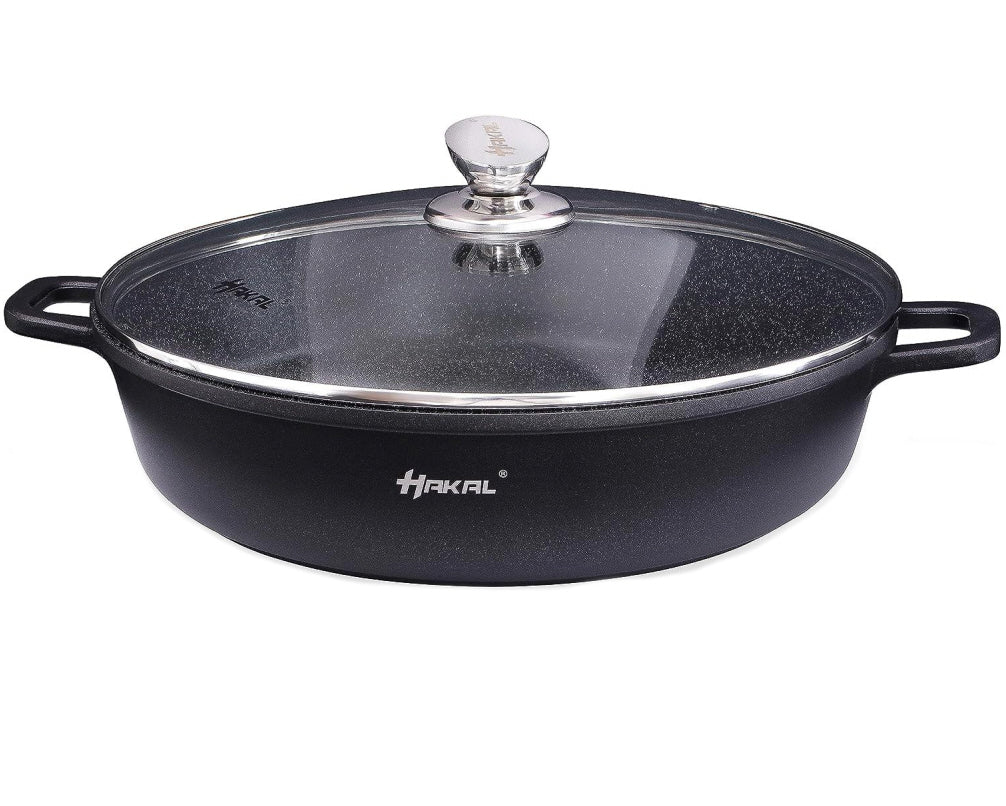 Hakal line lage braadpan met deksel – marmercoating, inductie, Ø 28 tot 40 cm – foto 7