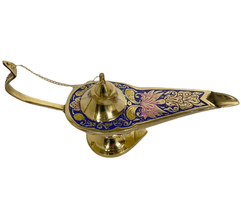 Aladdin lamp van brons – magische lamp van de geest (genie), 13 tot 18 cm – foto 7