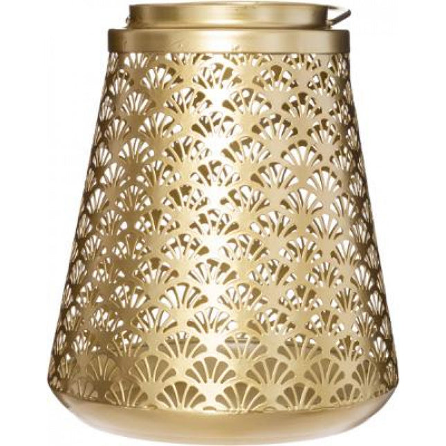 Lanterne effet métal 19,5 cm