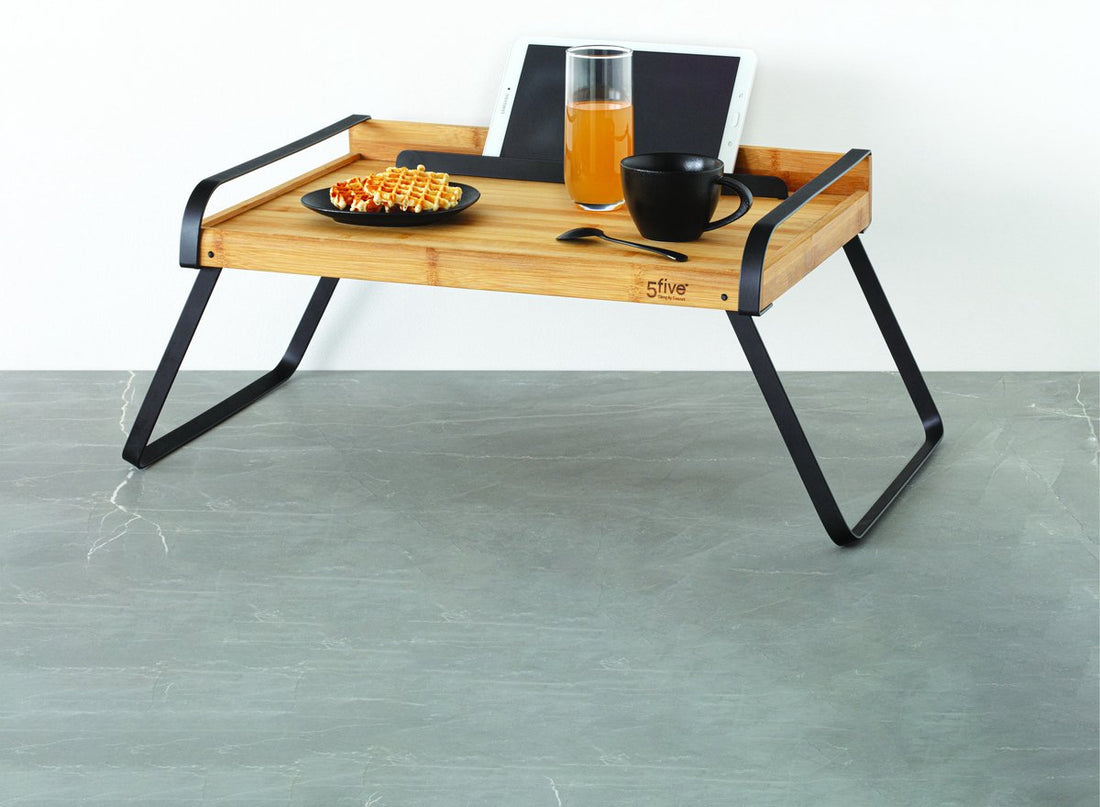 Frühstück im Bett - Laptoptischchen - Serviertablett Nera 51 x 38 cm