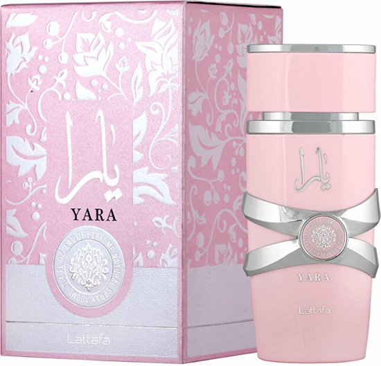 Lattafa Yara eau de parfum voor vrouwen – amber, sandelhout en vanille, 100 ml
