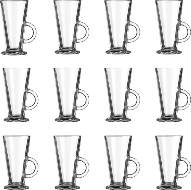 Latte Macchiato/Irish Coffee Gläser - 28 cl - 12 Stück - Schöne Kaffeegläser