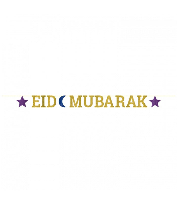 EID GLITTER LETTER BANNER